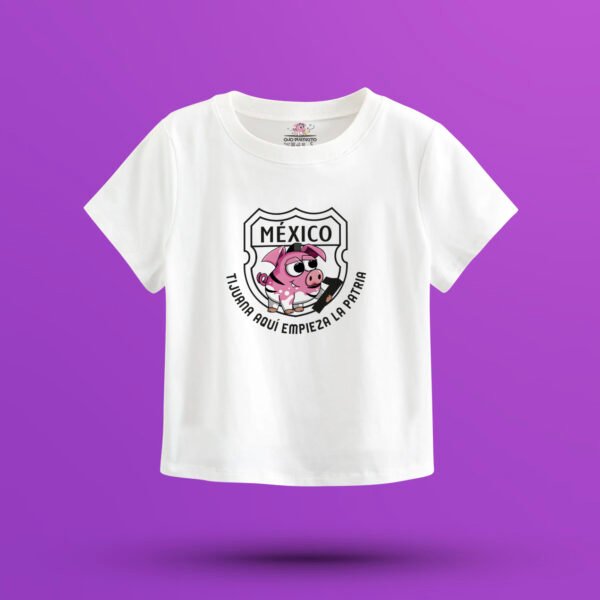 BASICA TJ BLANCA (1) Ojo Puerkito Playera Tijuana